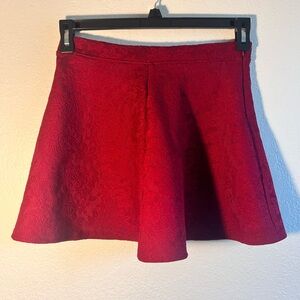Small Lace Red Skirt